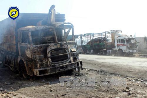 អ.ស.ប. បញ្ឈប់ជាបណ្តោះអាសន្នសកម្មភាពផ្តល់ជំនួយមនុស្សធម៌នៅស៊ីរី